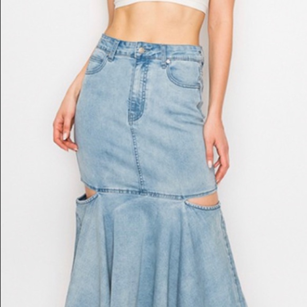 Ladies vintage watch Jean skirt
